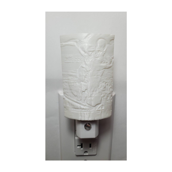 Rise of SILVER SURFER Fantastic 4 Movie Poster 3.5" x 2" Lithophane Night Light - Picture 2 of 9